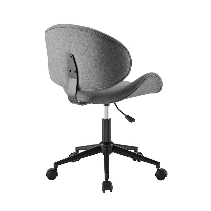 Corvus Madonna Mid-century Modern Adjustable Curved Office Chair