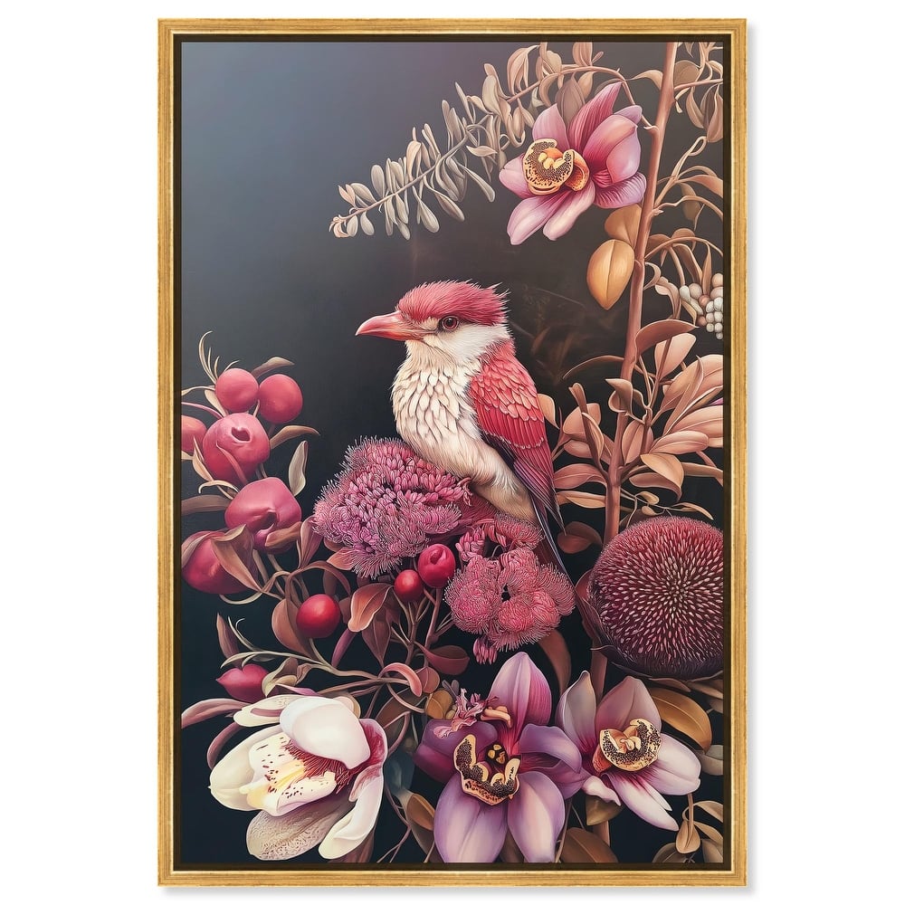 Bird and Bloom Canvas by Art Remedy