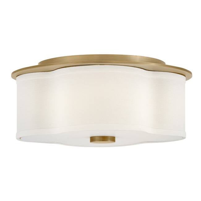 Hinkley Lighting 46441 Delaney 2 Light 14" Wide Flush Mount Drum