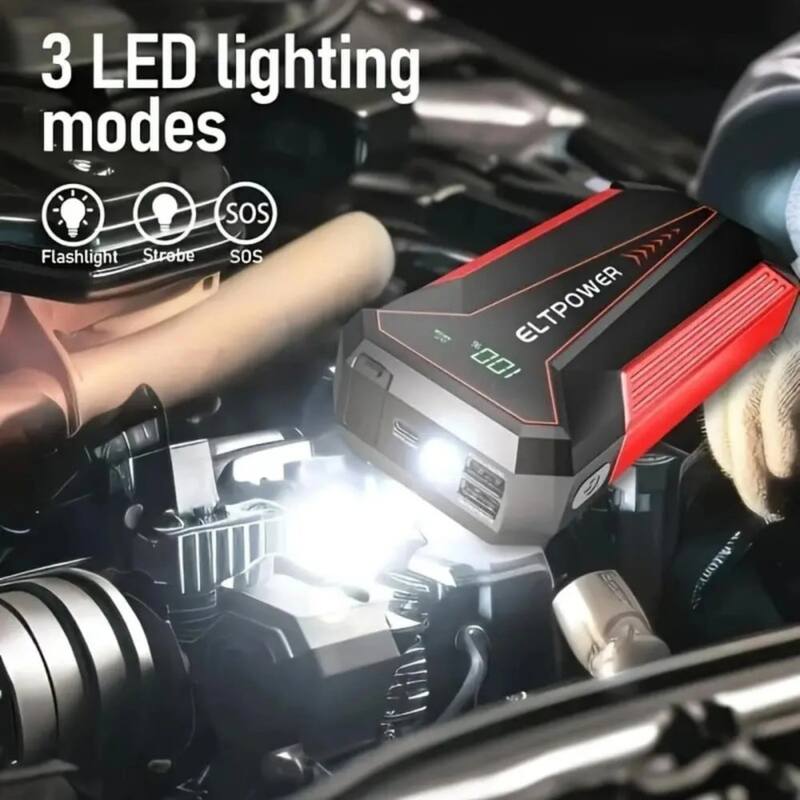 Car Battery Jump Starter, Red