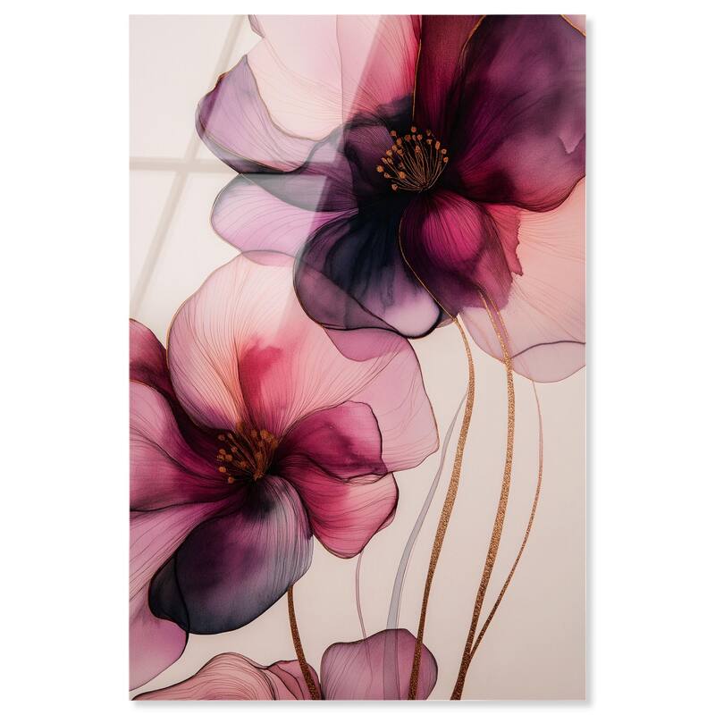 Velvet Verse III Acrylic by Art Remedy, Ready to Hang - 16" x 24"