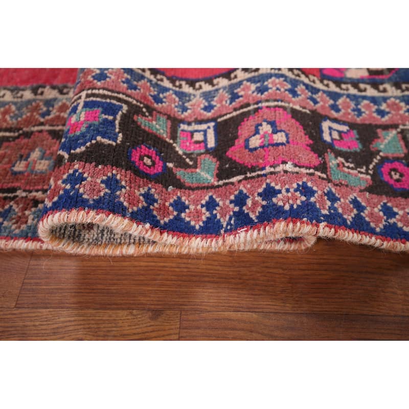 Balouch Persian Vintage Area Rug Handmade Wool Carpet - 4'2" x 7'5"