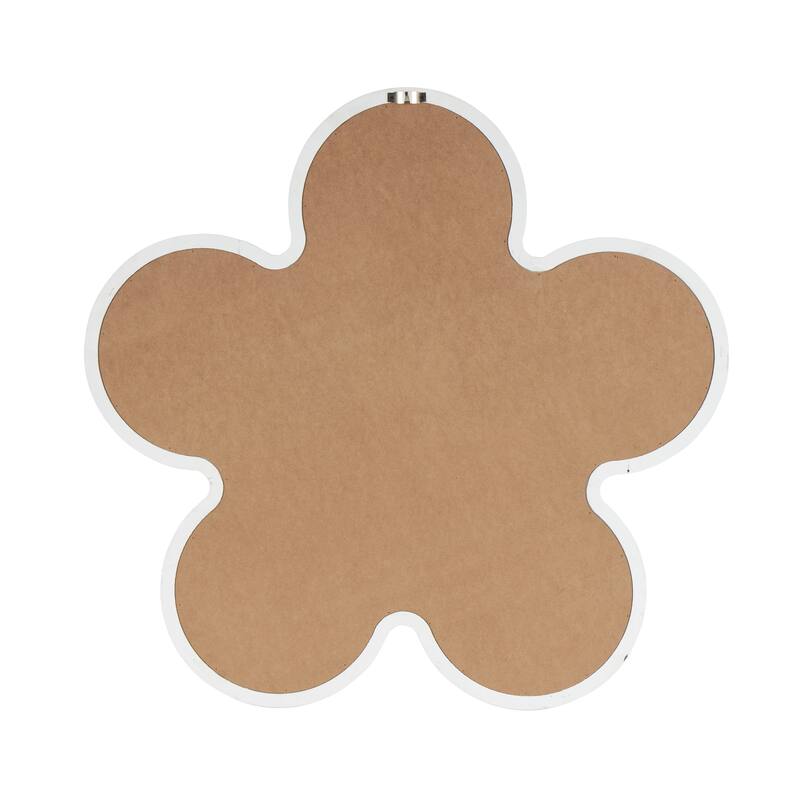 Black or White Wood Large Star Room Wall Mirror