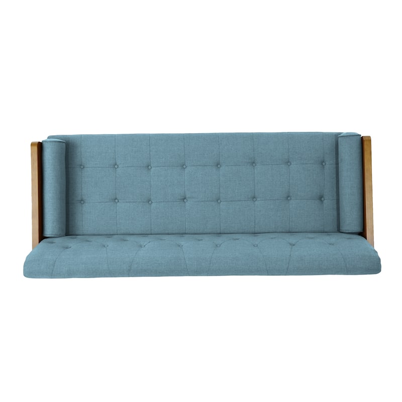 Jalon Tufted Fabric Sofa by Christopher Knight Home