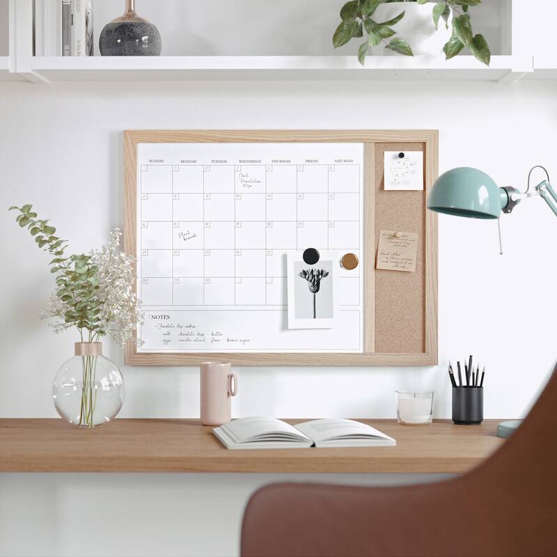 Flash Furniture BR-PM-COM-MW4C1-4561-MS Everette 24" x 18" Wall Board