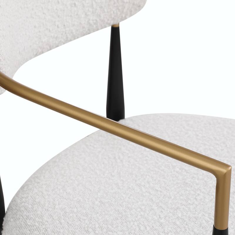 Modern Counter Stool Set - Comfortable, Sturdy Iron Frame