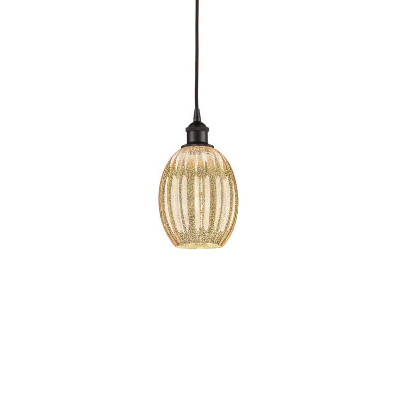 Innovations Lighting 616-1P-11-7 Preston Pendant Preston 7" Wide Mini - Oil Rubbed Bronze / Mercury