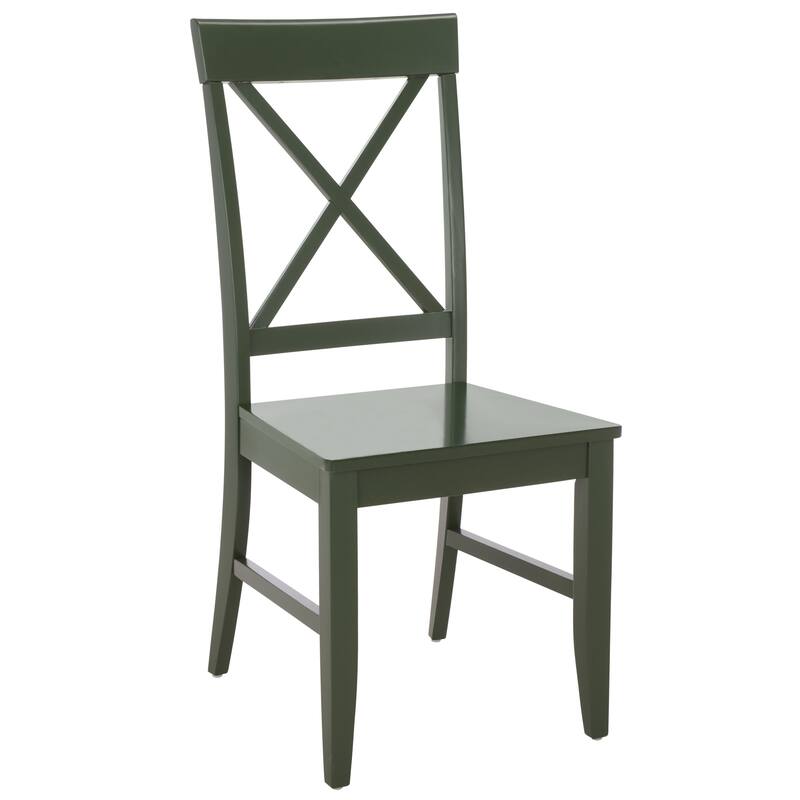 SAFAVIEH HOME Ksenia X-Back Side Chair - 18"W x 22"D x 38"H