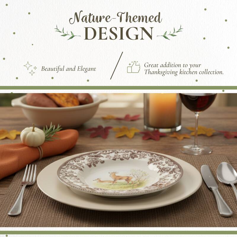 Spode Woodland Soup Plate