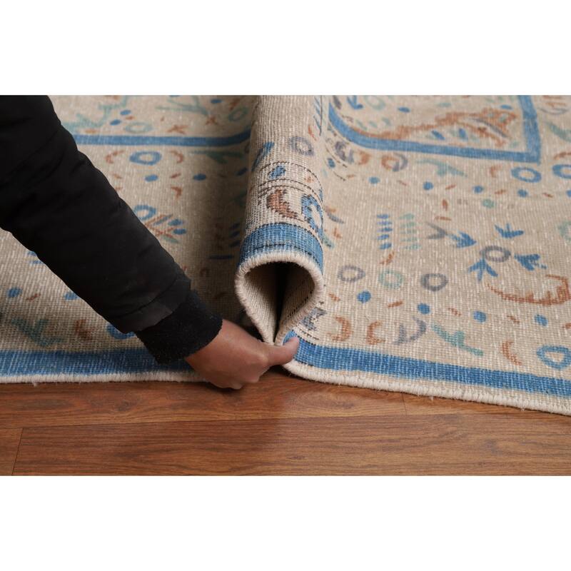 Tabriz Persian Area Rug Handmade Floral Wool Carpet - 8'3"x 11'3"
