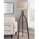preview thumbnail 29 of 43, The Gray Barn Brevet Contemporary Tripod Floor Lamp with Fabric Shade