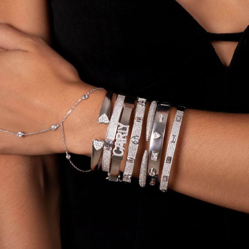 SHYMI Pave Claw Cuff