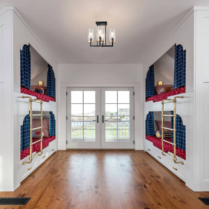 Modern Drum Light Chandelier Industrial Dining Room Light Fixtures