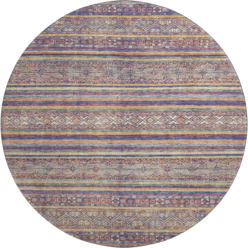 Premium Washable Super Soft Boho Stripes Mayfield Rug