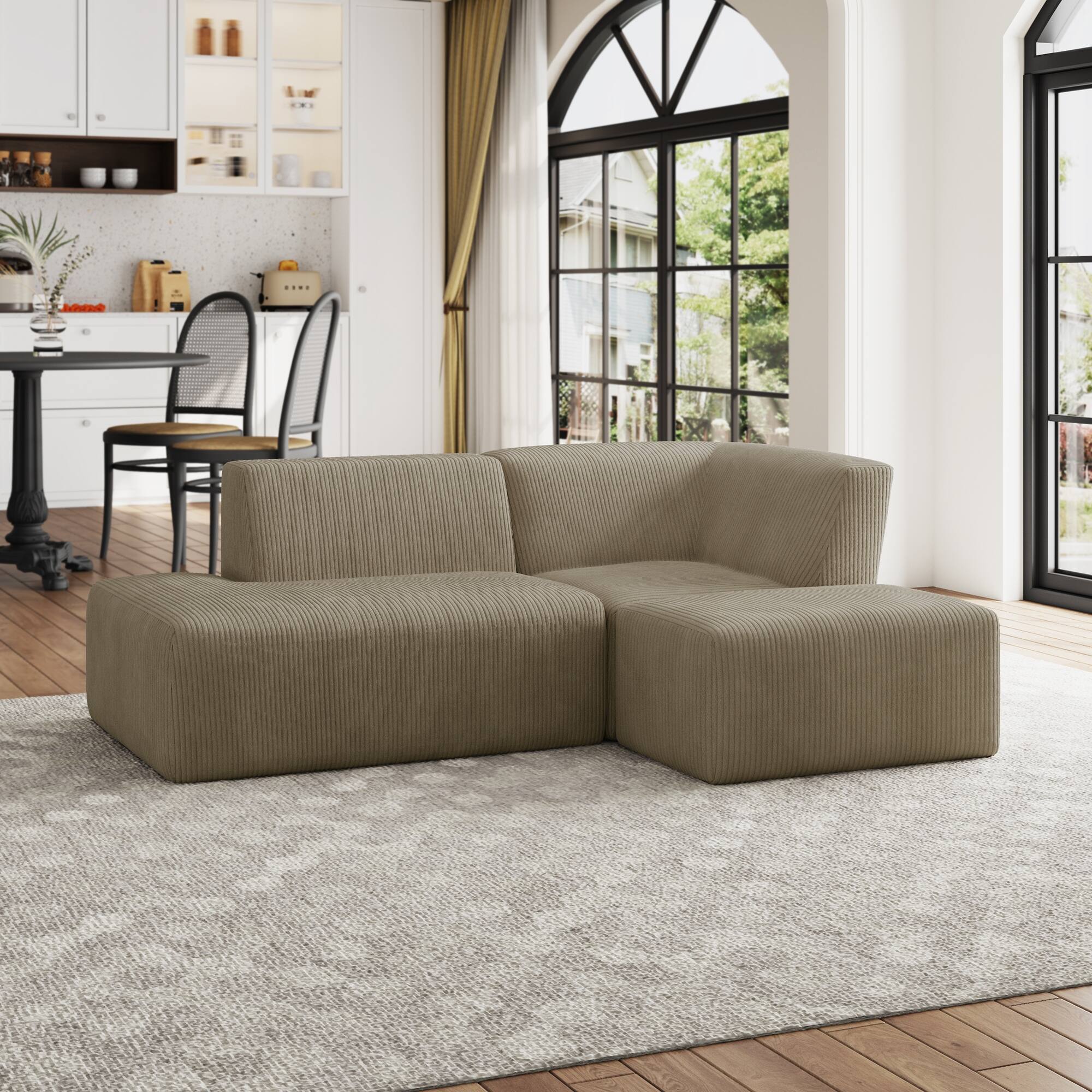 Option KHAKI/SIDE CHAIR&ARMCHAIR&OTTOMAN