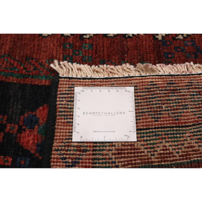 ECARPETGALLERY Hand-knotted Melis Vintage Red Wool Rug - 5'4 x 8'10