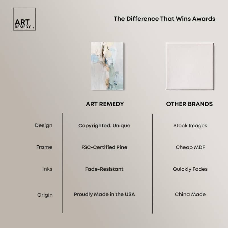 Impasto Intervals III Canvas by Art Remedy, Gallery Wrapped