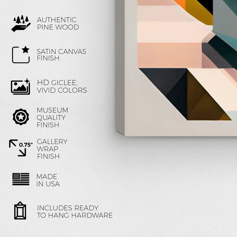 Wynwood Studio Canvas Abstract Brule Gray and Modern & Contemporary Wall Art Canvas Print