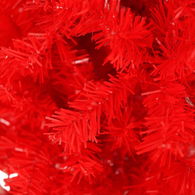 Lighted Santa Hat Style 4ft Christmas Tree 2 Piece Set