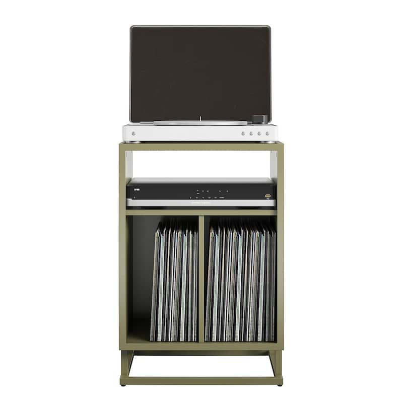 The Novogratz Regal Turntable Stand / End Table