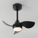 preview thumbnail 2 of 25, JONATHAN Y 22" Smart LED Ceiling Fan, 6-Speed, Dimmable, App & Remote Control