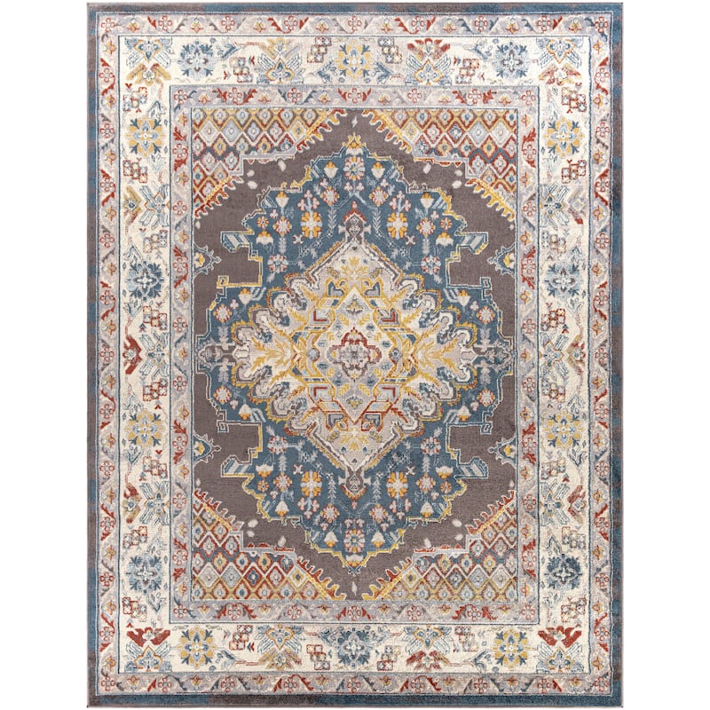 Livabliss Elmas Traditional Persian Medallion Area Rug