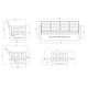 preview thumbnail 6 of 16, Somette Lodge Full-Size Futon Set with Mattress