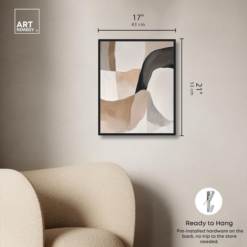 Curvilinear Composition I Canvas by Art Remedy
