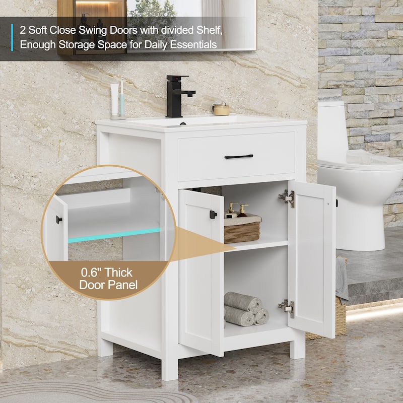 Sink Bathroom Vanity with Counter top Set