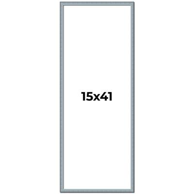 15x41 Frame Rustic Sky Blue Solid Wood Picture Frame | 0.75 Inch