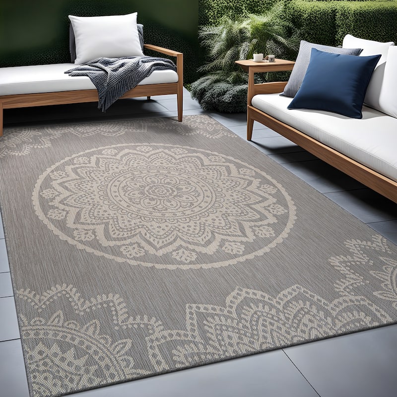 Beverly Rug Waikiki Insignia Modern Indoor Outdoor Rug