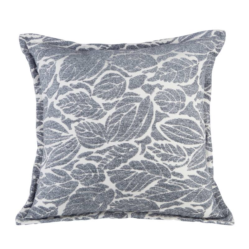 Klear Vu Katelyn Chenille Textured Decorative Toss Pillow Covers 20" x 20" (Set of 2) - Grey