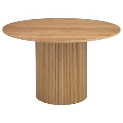 Bradbury Round 48-Inch Wood Top Dining Table Natural