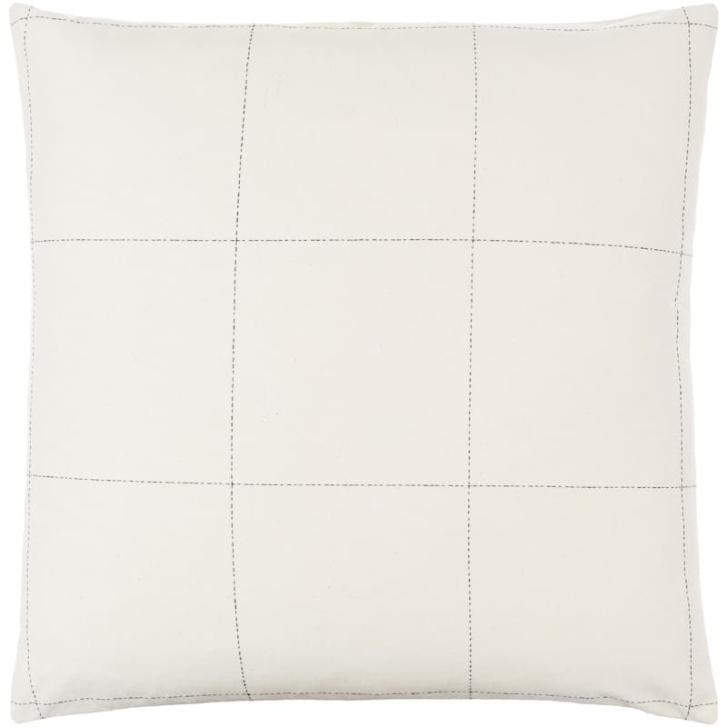Ranchi Large Checkered Pattern Throw Pillow