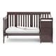 preview thumbnail 11 of 56, Storkcraft Portofino 4-in-1 Convertible Crib and Changer - Convenient Storage Solution, 3 Spacious Drawers and 3 Open Shelves