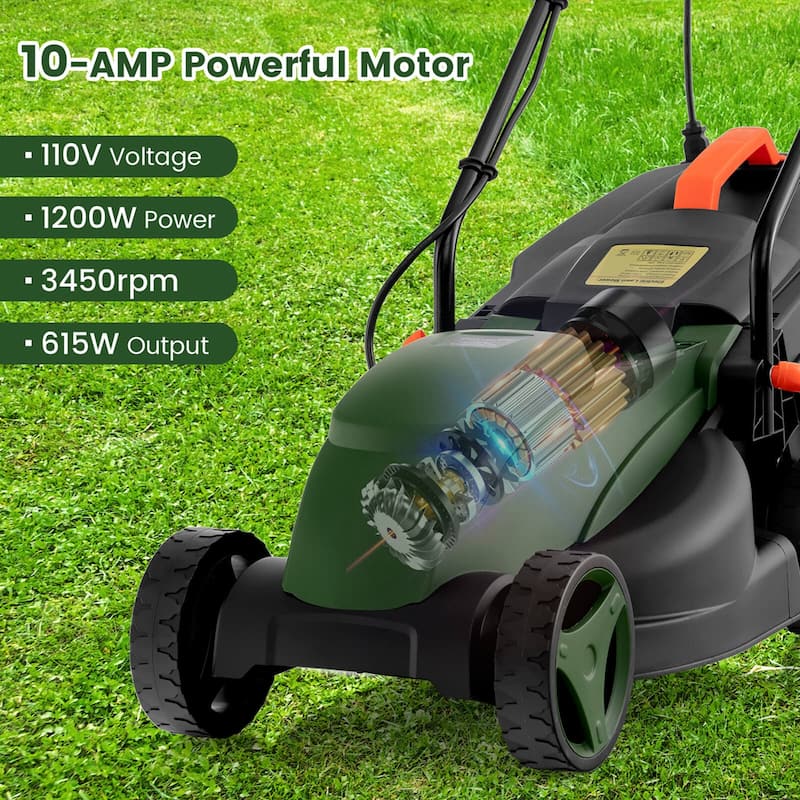 Costway Electric Corded Lawn Mower 10-AMP 13-Inch Walk-Behind - See Details