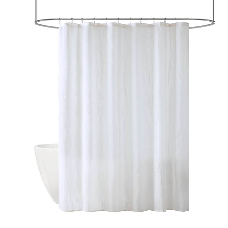 Madison Park Lydia Sheer Shower Curtain