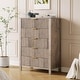 preview thumbnail 7 of 8, Tall Wooden 5 Drawers Dressers, Storage Cabinet for Bedroom, Living Room