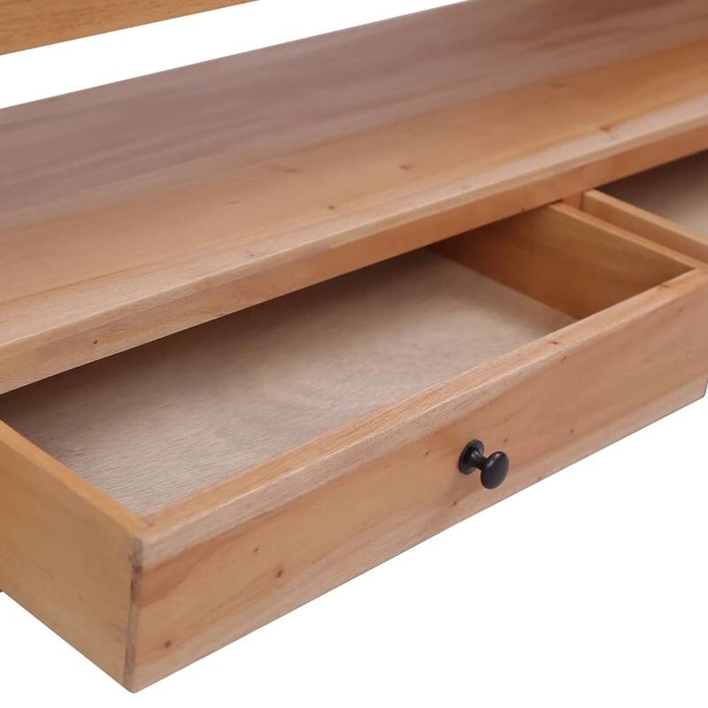 vidaXL TV Stand 47.2"x11.8"x15.7" Solid Wood Mahogany