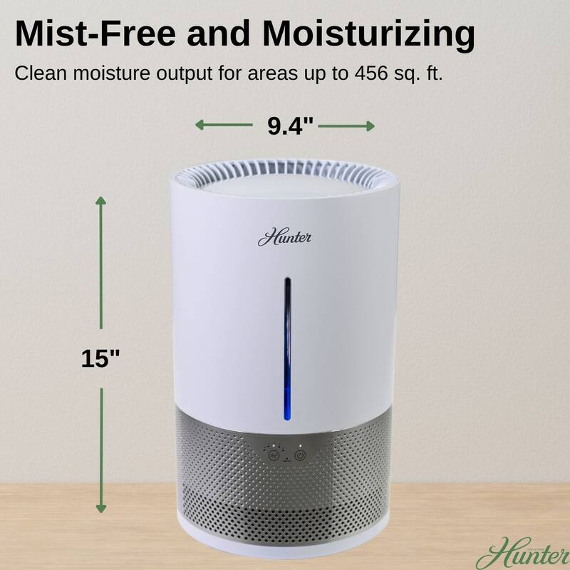 Hunter Fan Company Aspire 1.2 Gal Evaporative Humidifier with PermaWick Filter