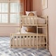 preview thumbnail 8 of 25, Max & Lily Twin over Full Low Bunk with Angled Ladder on End