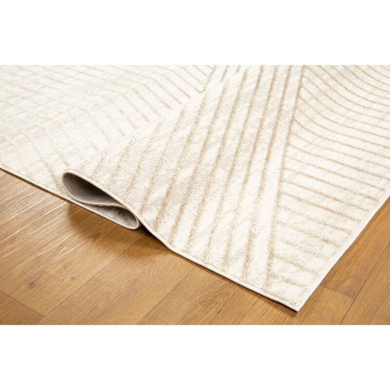 Lefkada Collection Modern Geometric Area Rug