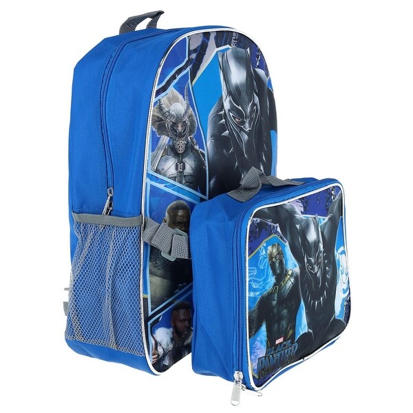 black panther backpack and lunch bag