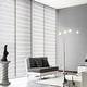 preview thumbnail 51 of 77, GoDear Design 99.99% Blackout & Sheer Natural Woven Adjustable Sliding Panel Track Blinds, Vertical Blinds, 45.8"- 86" W x 96" L