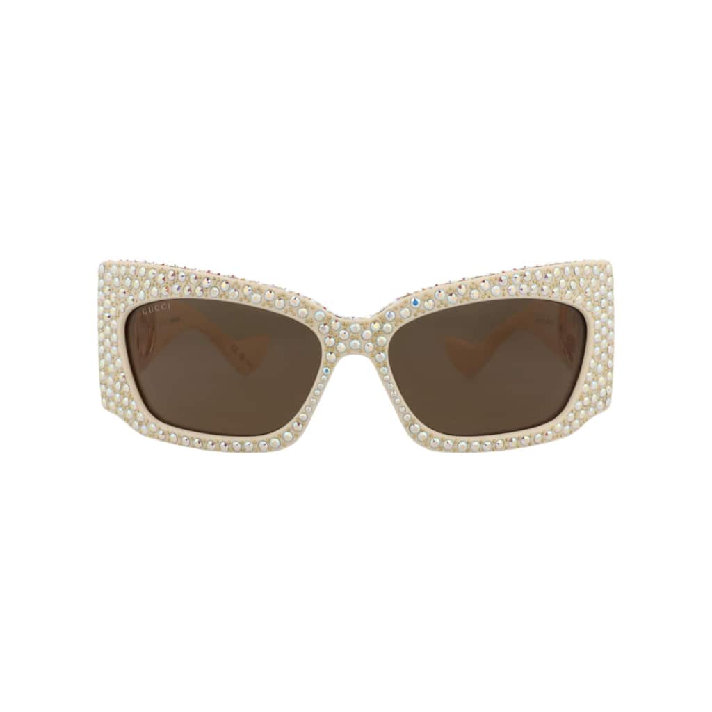 Gucci Shield-Frame Recycled Acetate Sunglasses