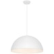 preview thumbnail 9 of 12, Access Lighting Huck 1 Light Pendant Matte White
