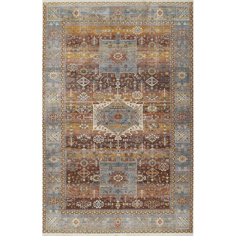 Momeni Izmir Polyester Traditional Area Rug - 2' x 3' - Multi - Rectangle