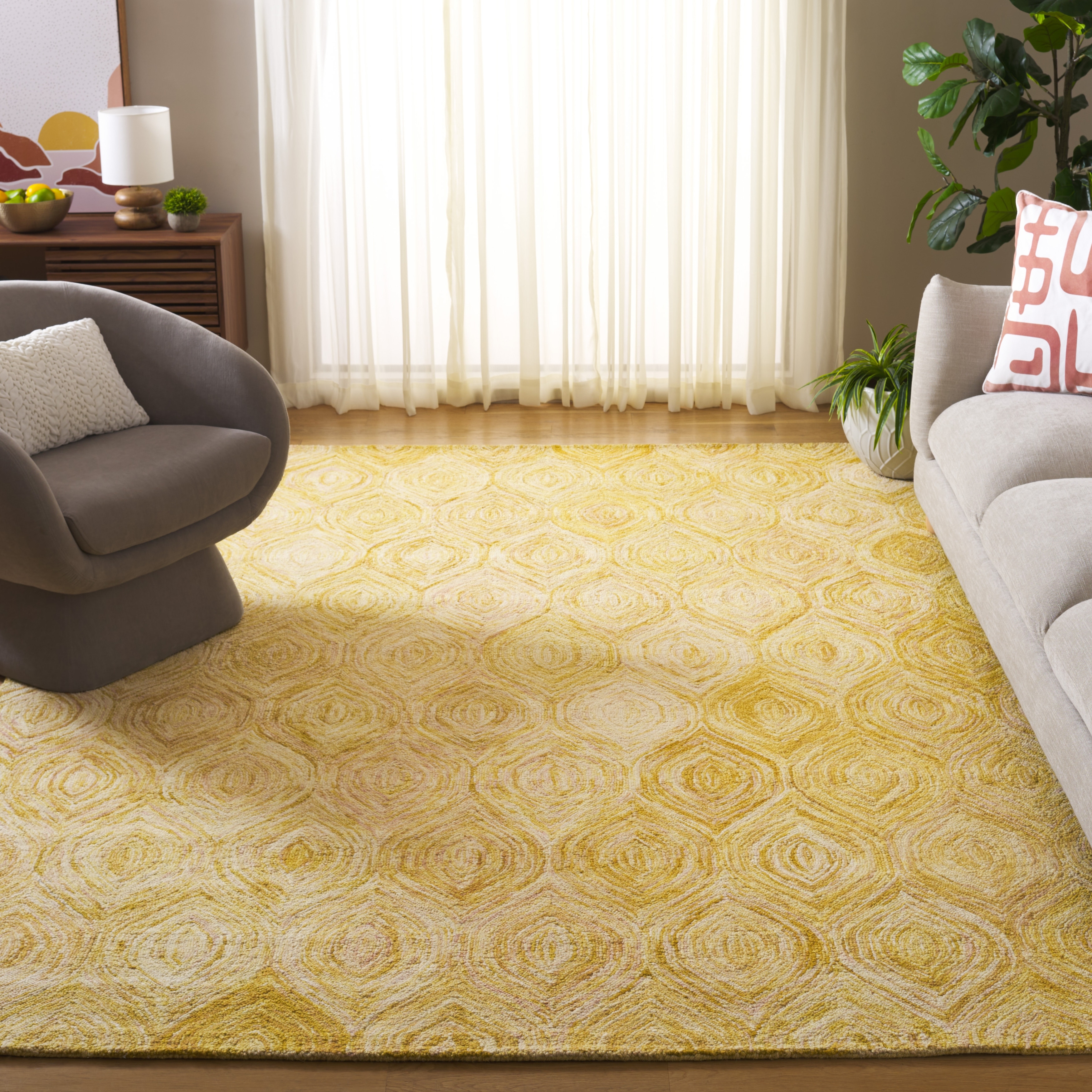 SAFAVIEH Handmade Ikat Lilija Wool Rug