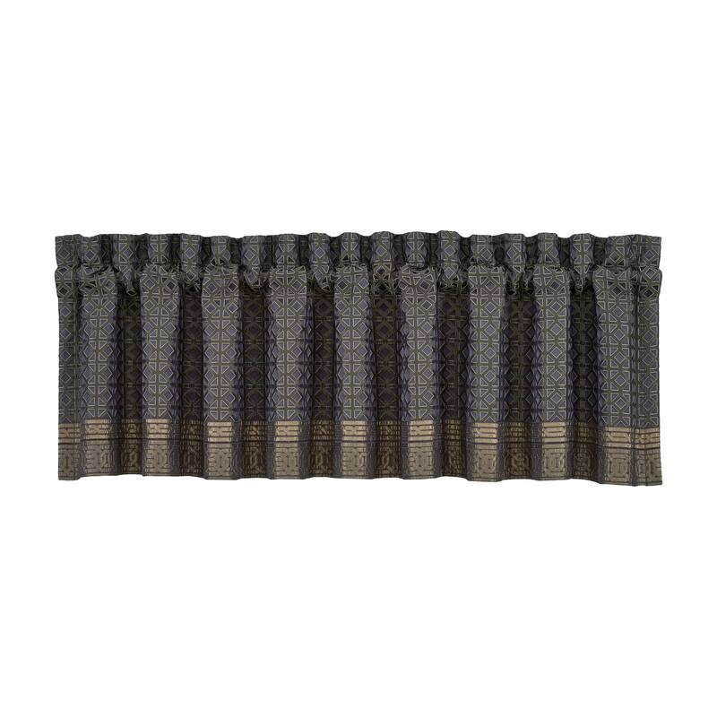 J. Queen New York Alaro Slate Window Straight Valance