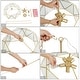 preview thumbnail 12 of 10, Modern 5-Light Gold Drum Chandelier Transitional Light for Dining Room Entryway - 23.6" Dia. x 8.3" H